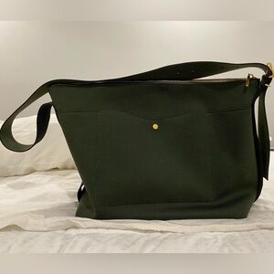 Cuyana Sling Bag: Oversized Olive Green (Discontinued Color)